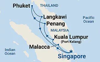 7-Day Southeast Asia with Malaysian Peninsula